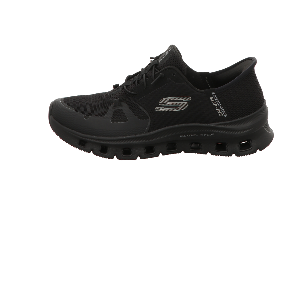 Skechers Damen Slipper Slip-Ins: Glide-Step in schwarz