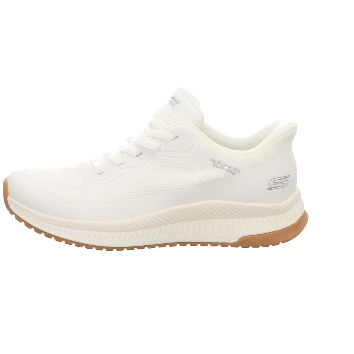 Skechers Damen Slipper Slip-Ins:bobs Squad 4-Staple in weiss