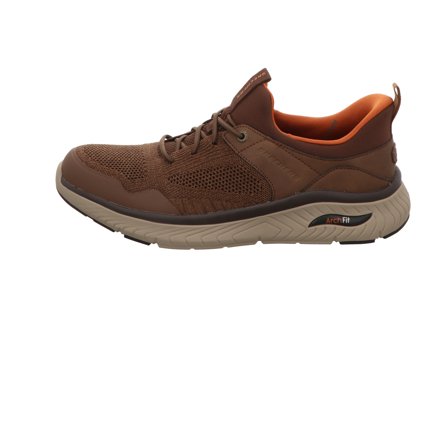 Skechers Herren Schnürschuh Slip-In Arch Fit in braun