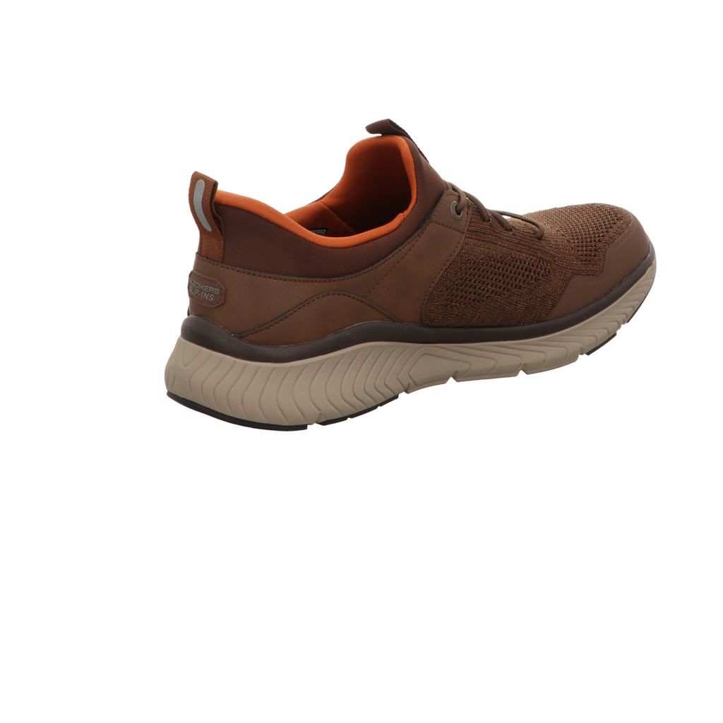 Skechers Herren Schnürschuh Slip-In Arch Fit in braun