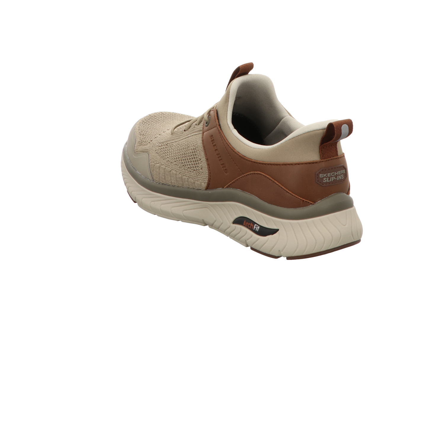 Skechers Herren Schnürschuh Slip-Ins Arch Fit Crosser in grau