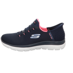 Skechers Damen Slipper Slip-Ins: Summits-Diamond in blau