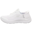Skechers Damen Slipper Slip-Ins: Go Walk Flex in weiss