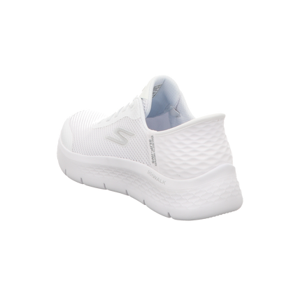 Skechers Damen Slipper Slip-Ins: Go Walk Flex in weiss