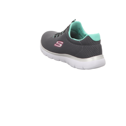 Skechers Damen Slipper Summits in grau
