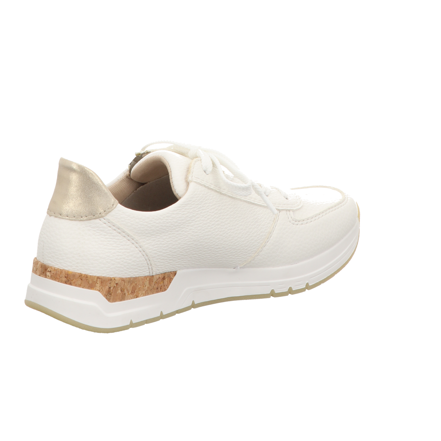 Rieker Damen Schnürschuh  in weiss