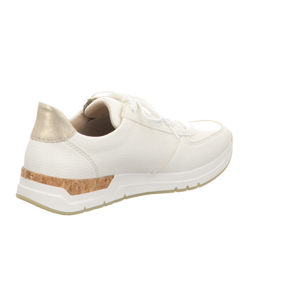 Rieker Damen Schnürschuh  in weiss