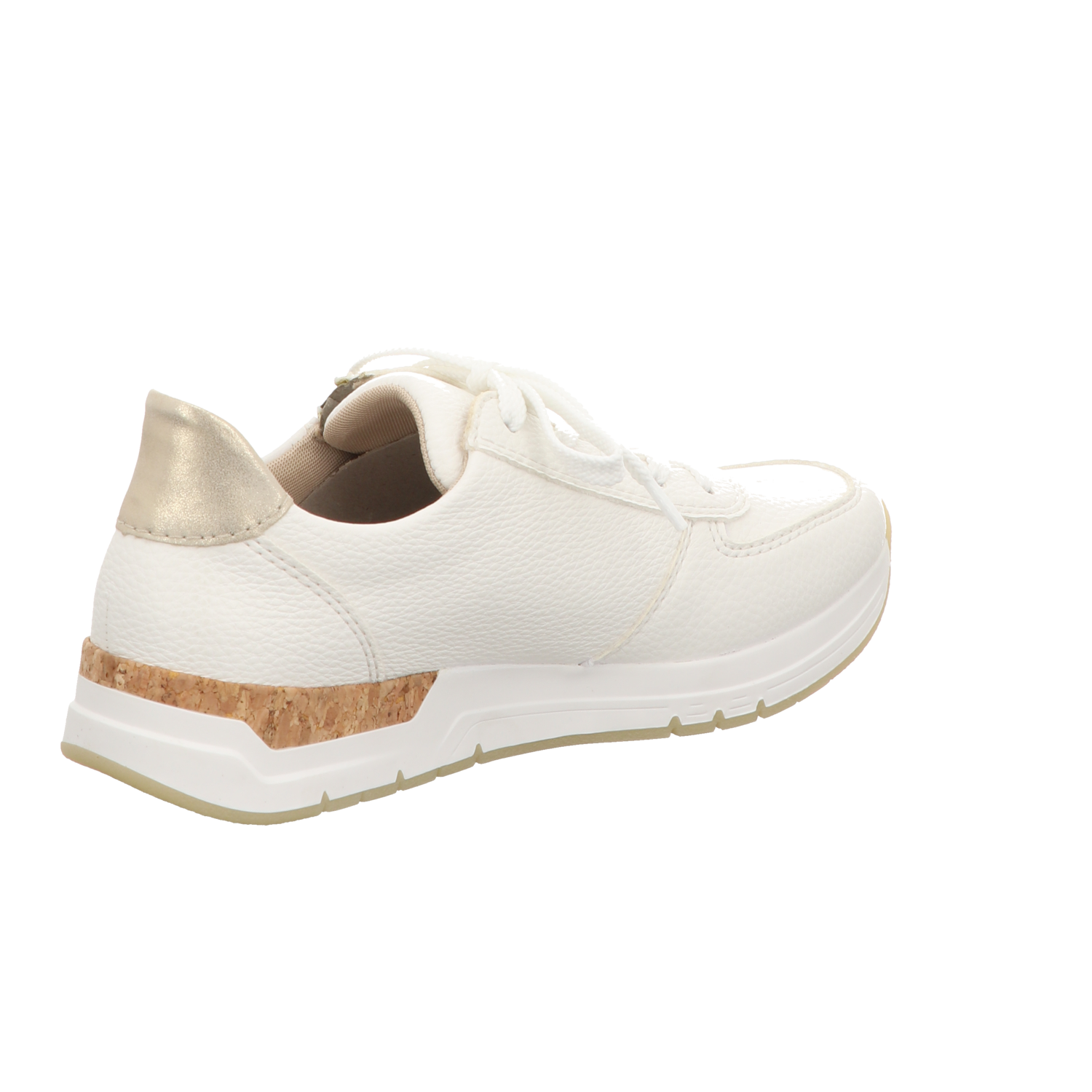 Rieker Damen Schnürschuh  in weiss