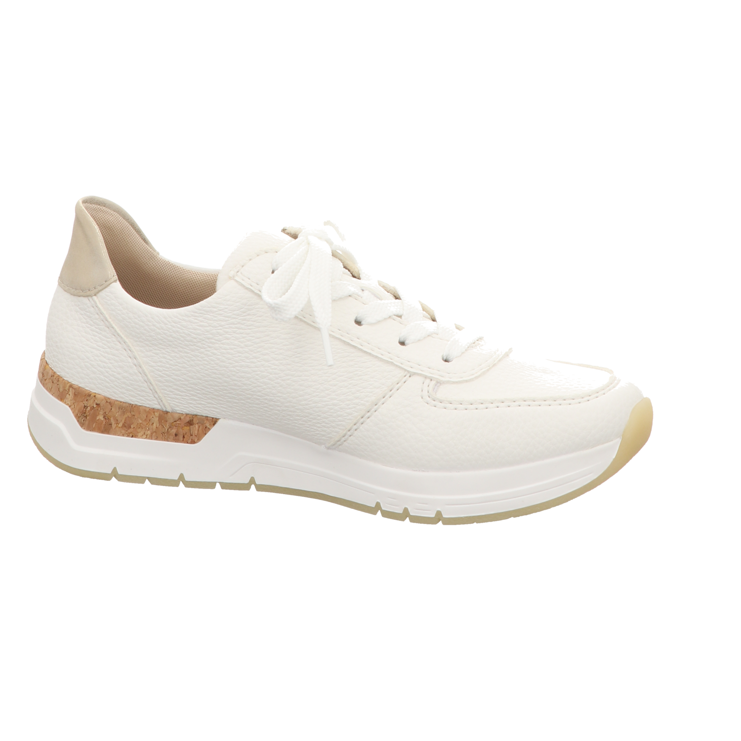Rieker Damen Schnürschuh  in weiss