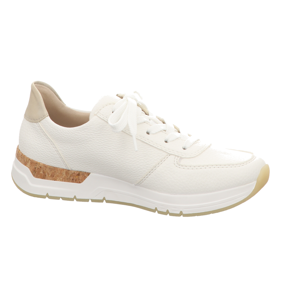 Rieker Damen Schnürschuh  in weiss