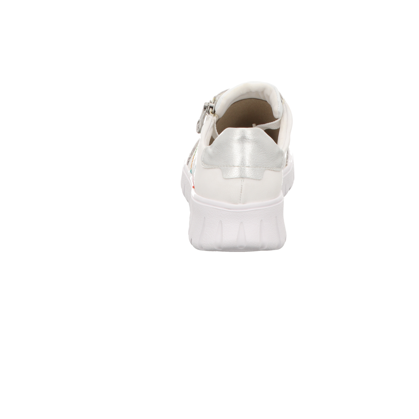 Rieker Damen Schnürschuh  in weiss