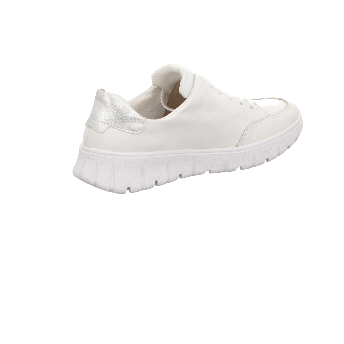 Rieker Damen Schnürschuh  in weiss