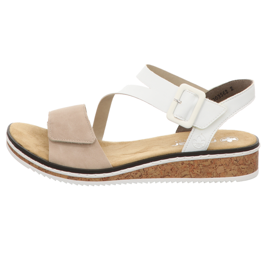 Rieker Damen Sandale  in beige