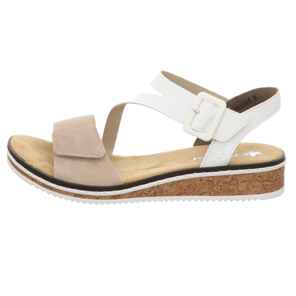 Rieker Damen Sandale  in beige