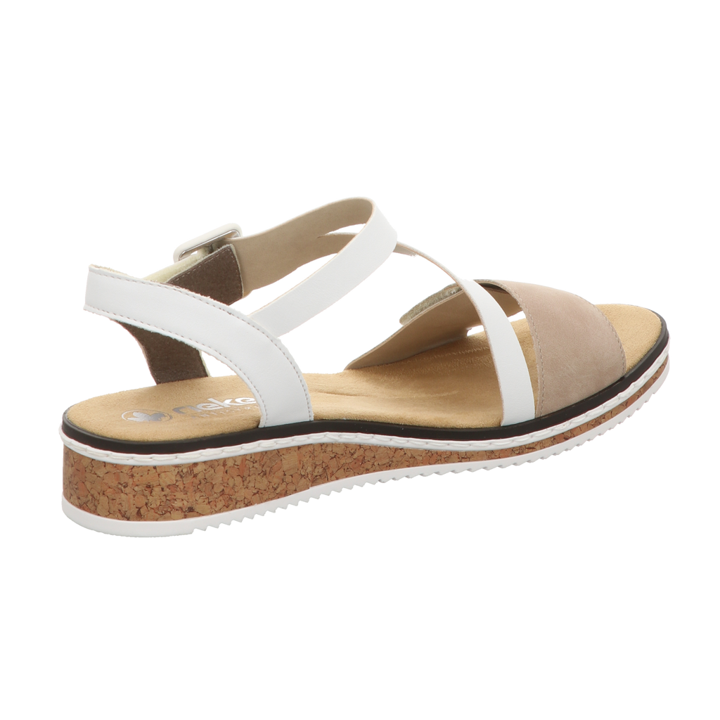 Rieker Damen Sandale  in beige