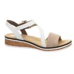Rieker Damen Sandale  in beige
