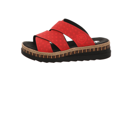 Rieker Damen Pantolette  in rot