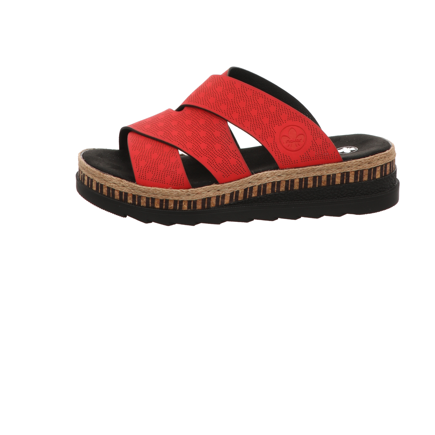Rieker Damen Pantolette  in rot