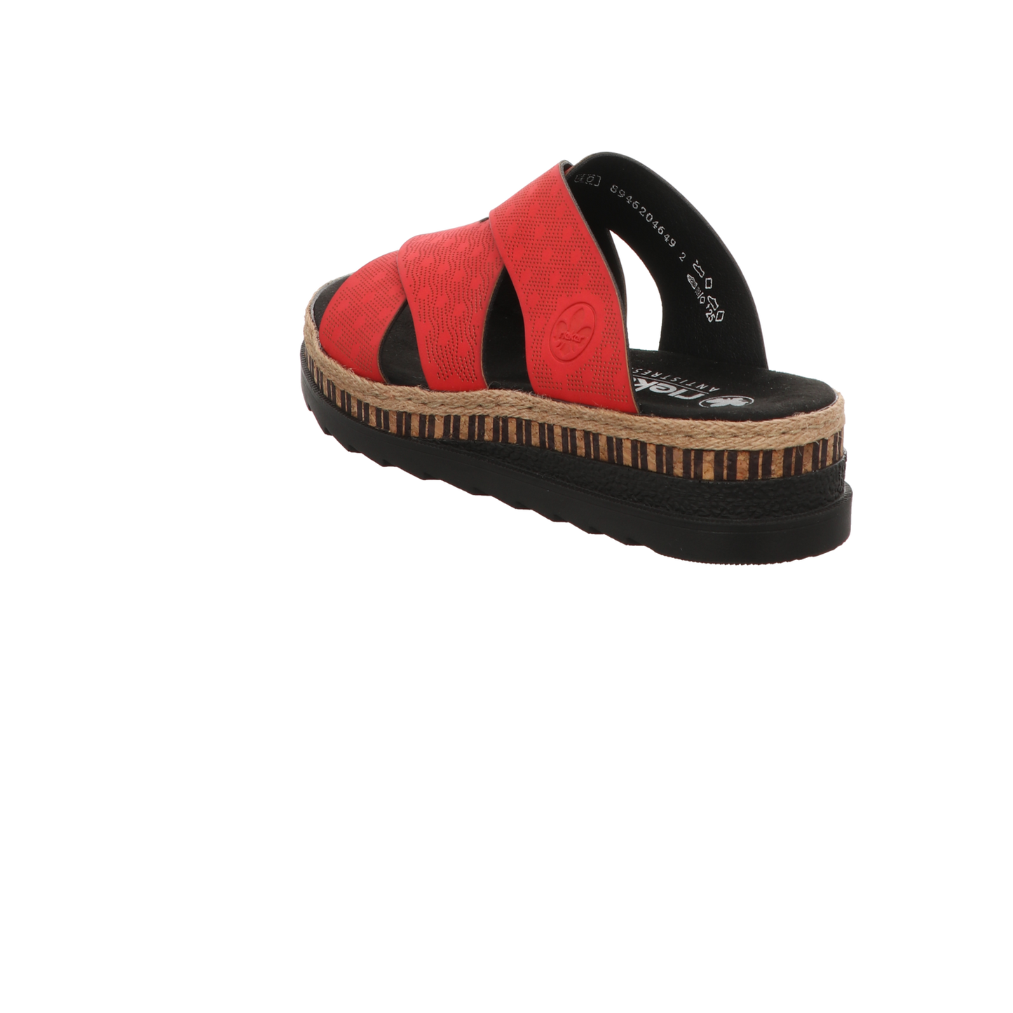 Rieker Damen Pantolette  in rot