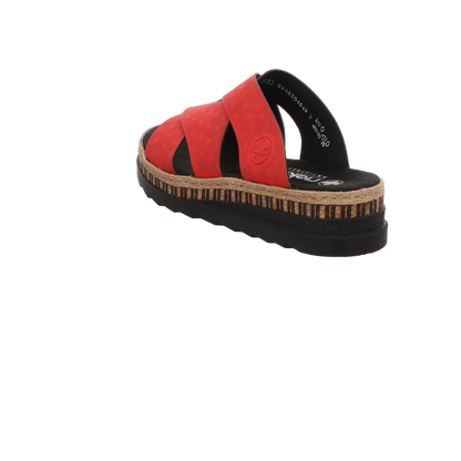 Rieker Damen Pantolette  in rot