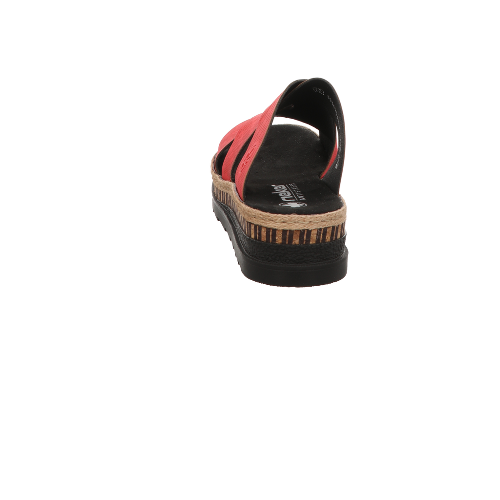 Rieker Damen Pantolette  in rot