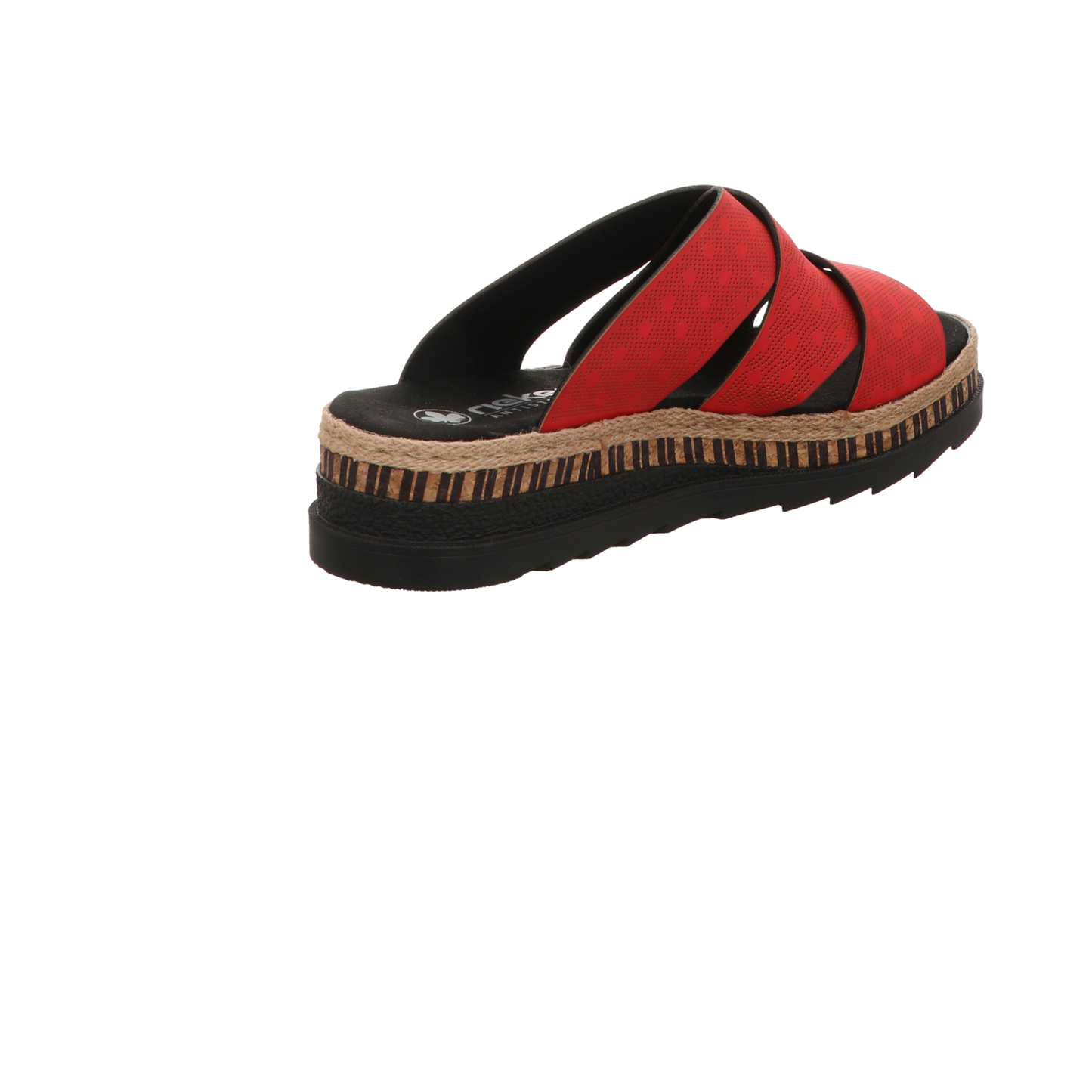 Rieker Damen Pantolette  in rot