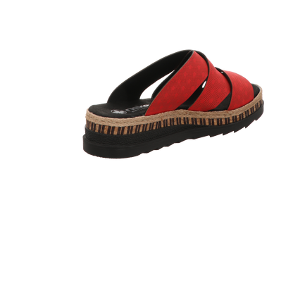 Rieker Damen Pantolette  in rot