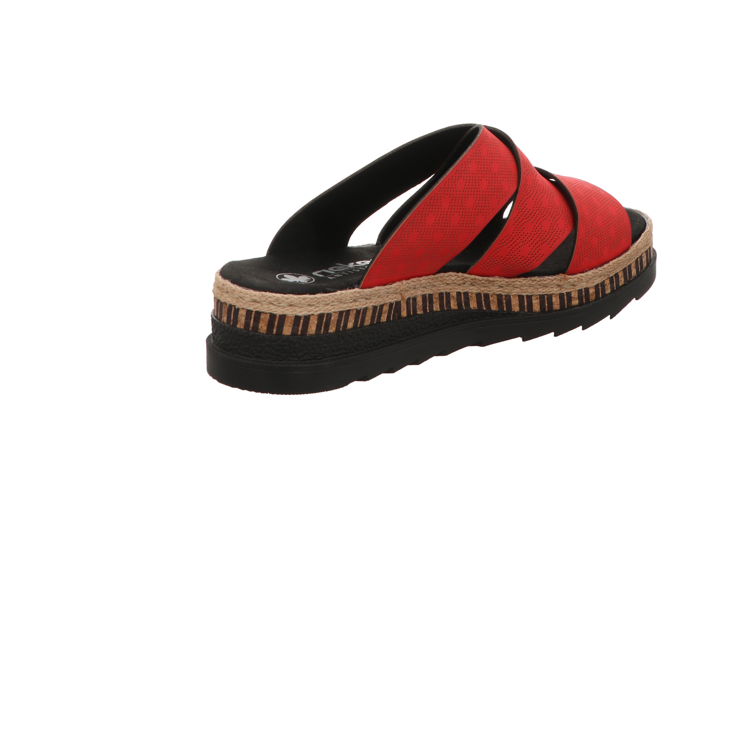 Rieker Damen Pantolette  in rot