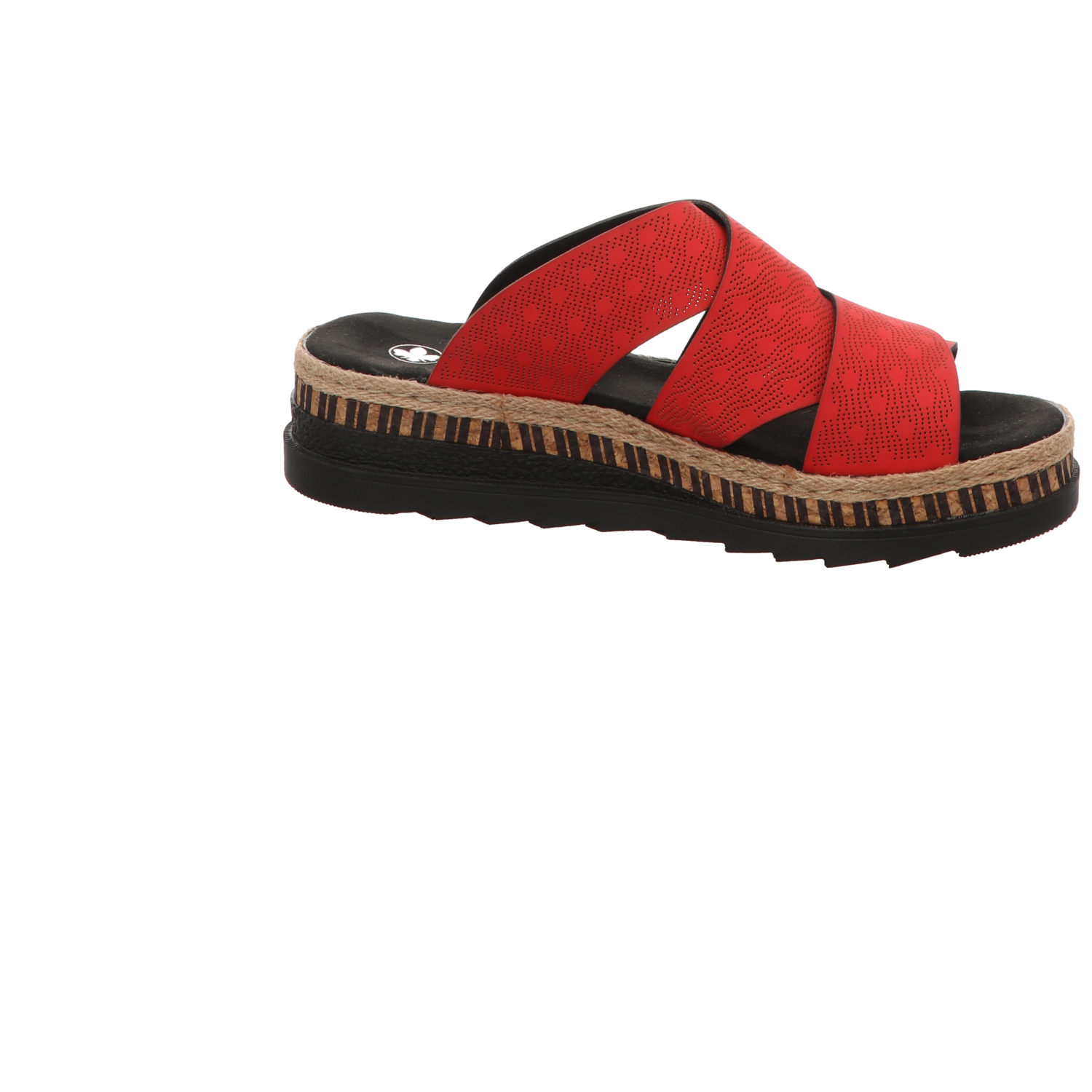Rieker Damen Pantolette  in rot