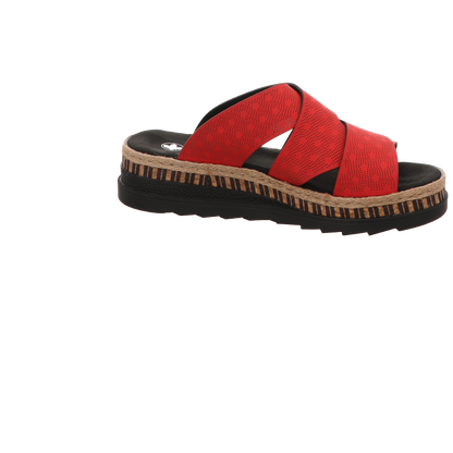 Rieker Damen Pantolette  in rot
