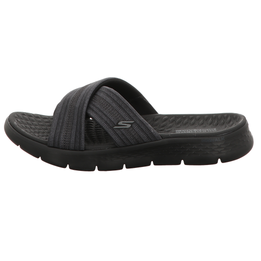 Skechers Damen Pantolette Go Walk in schwarz