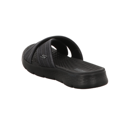 Skechers Damen Pantolette Go Walk in schwarz