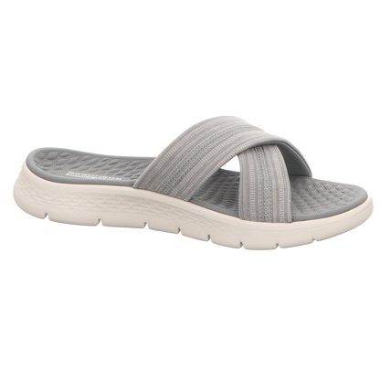 Skechers Damen Pantolette Go Walk in grau