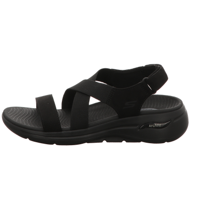 Skechers Damen Sandalette Go Walk Arch Fit-Treasured in schwarz
