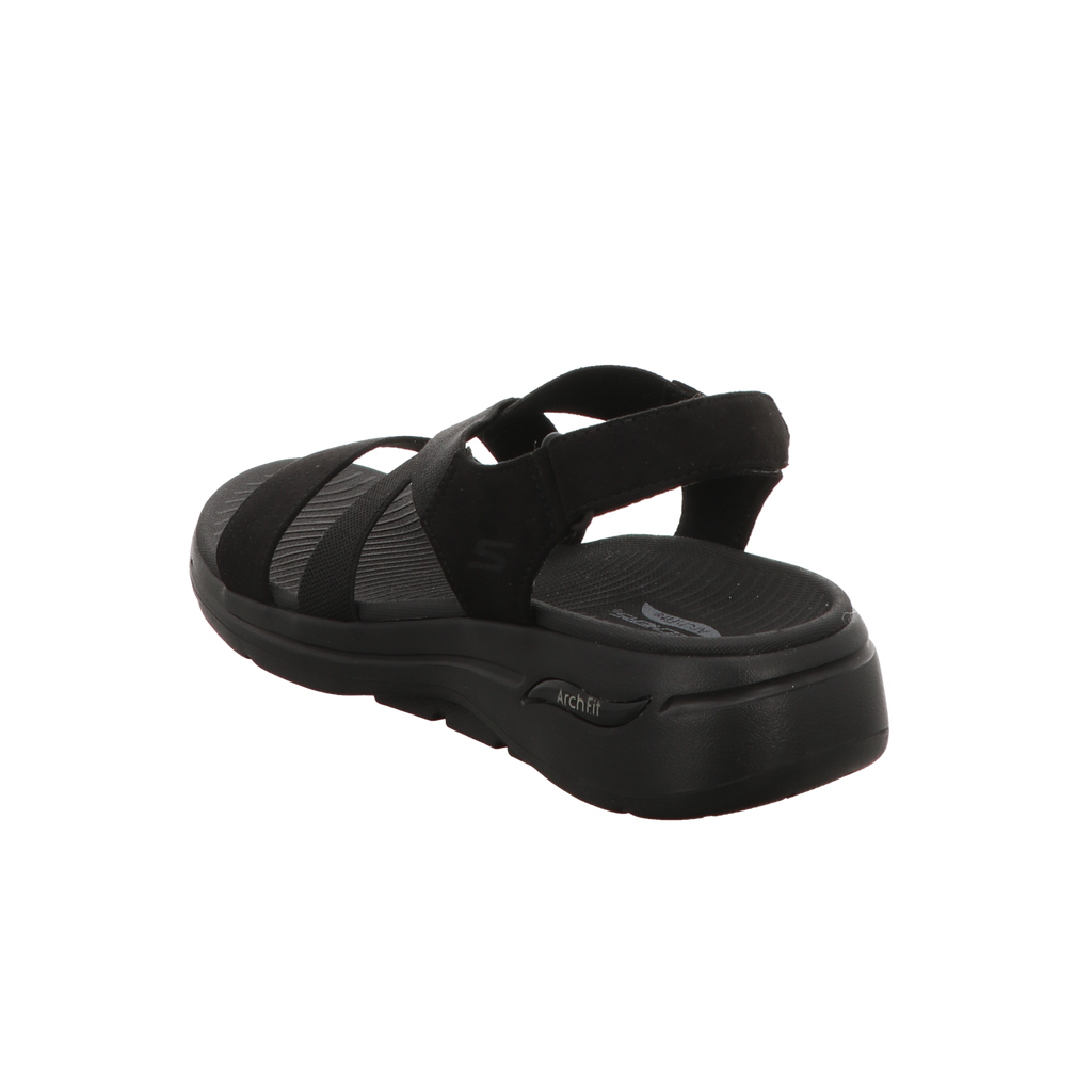 Skechers Damen Sandalette Go Walk Arch Fit-Treasured in schwarz