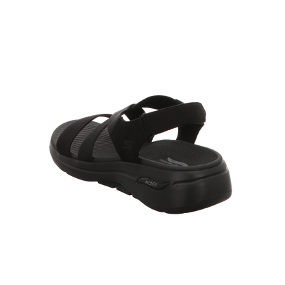 Skechers Damen Sandalette Go Walk Arch Fit-Treasured in schwarz