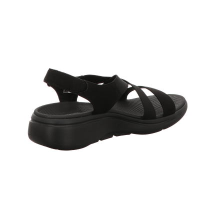 Skechers Damen Sandalette Go Walk Arch Fit-Treasured in schwarz