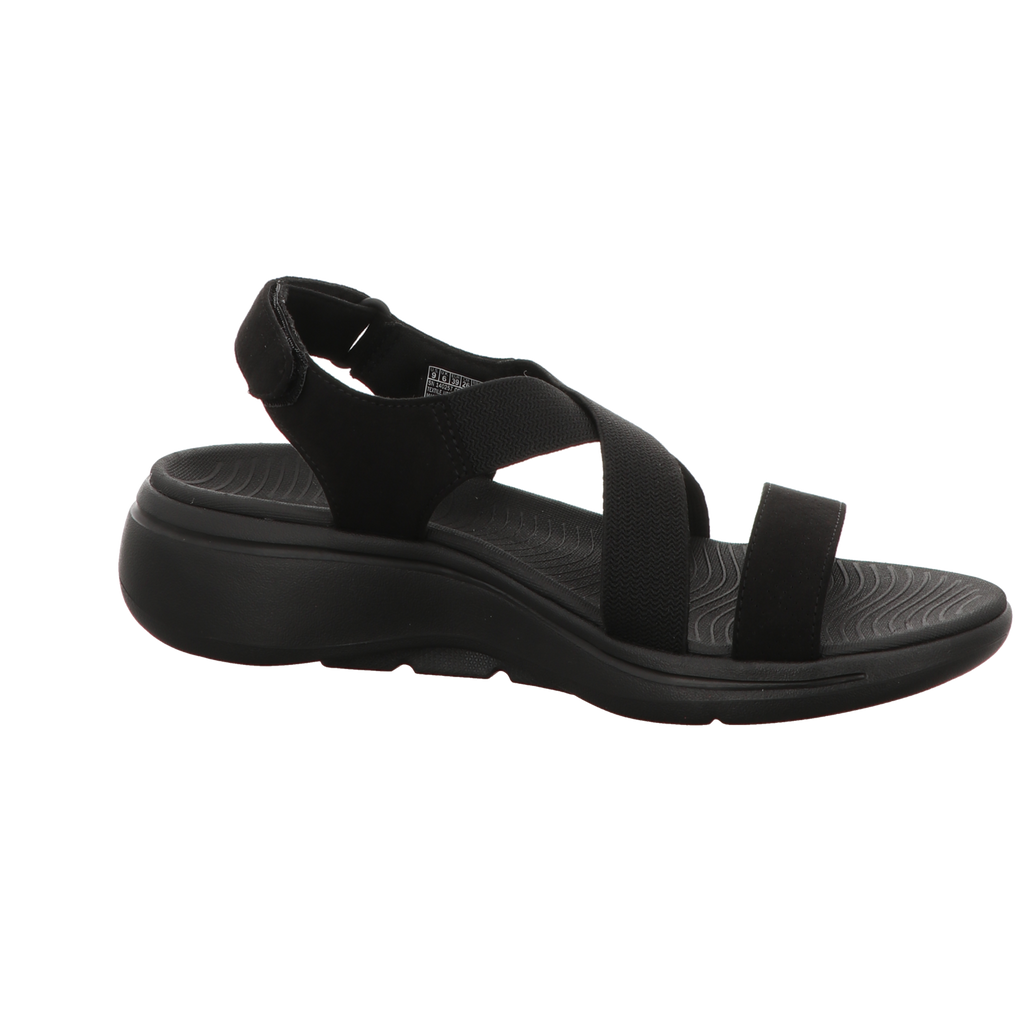 Skechers Damen Sandalette Go Walk Arch Fit-Treasured in schwarz