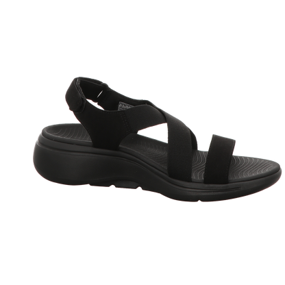 Skechers Damen Sandalette Go Walk Arch Fit-Treasured in schwarz