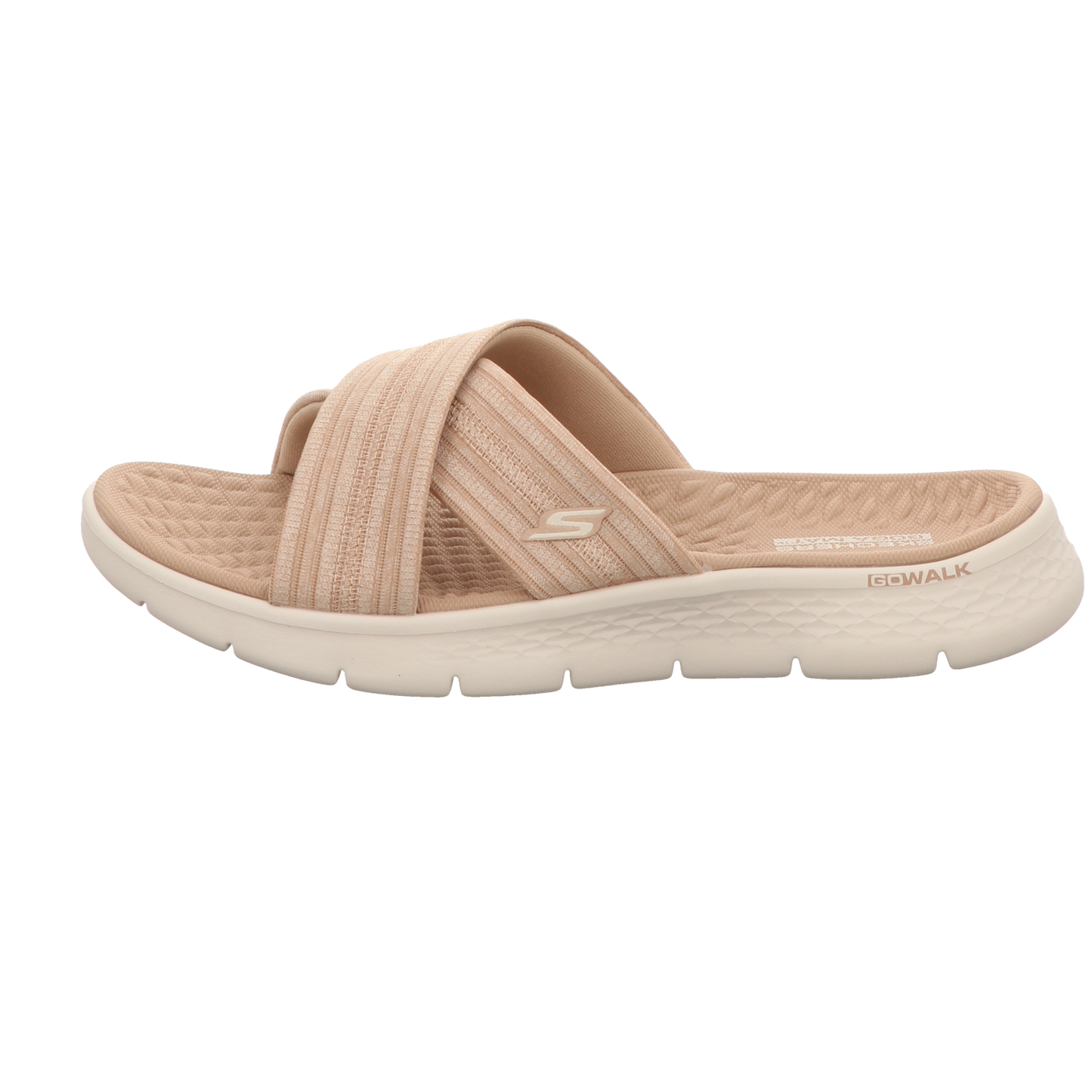 Skechers Damen Pantolette Go Walk Flex Sandal-Impressed in grau