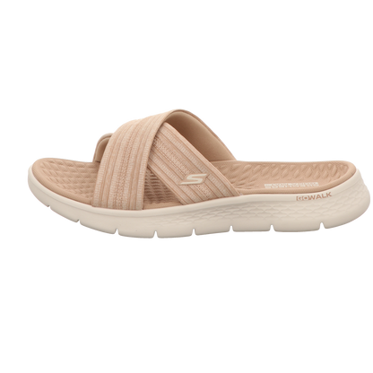Skechers Damen Pantolette Go Walk Flex Sandal-Impressed in grau