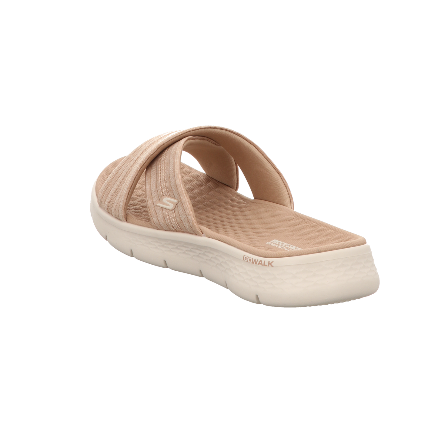 Skechers Damen Pantolette Go Walk Flex Sandal-Impressed in grau