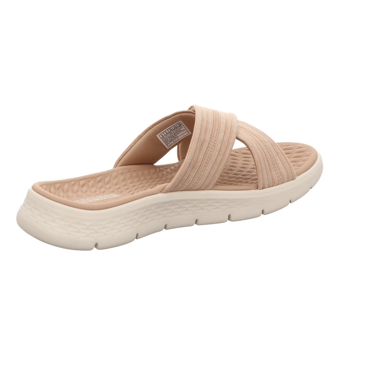 Skechers Damen Pantolette Go Walk Flex Sandal-Impressed in grau