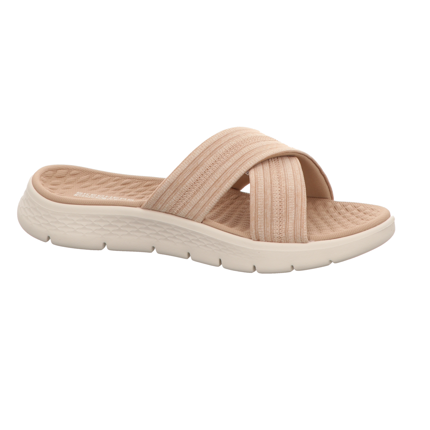 Skechers Damen Pantolette Go Walk Flex Sandal-Impressed in grau