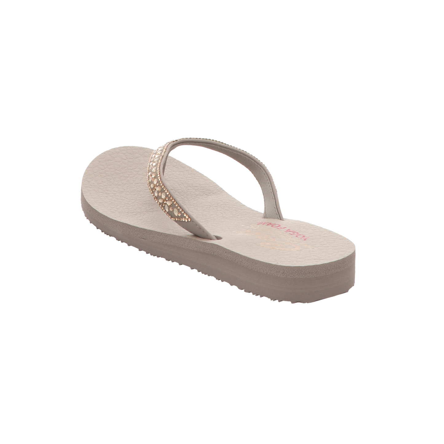 Skechers Damen Pantolette Meditation-Butterfly Garden in grau