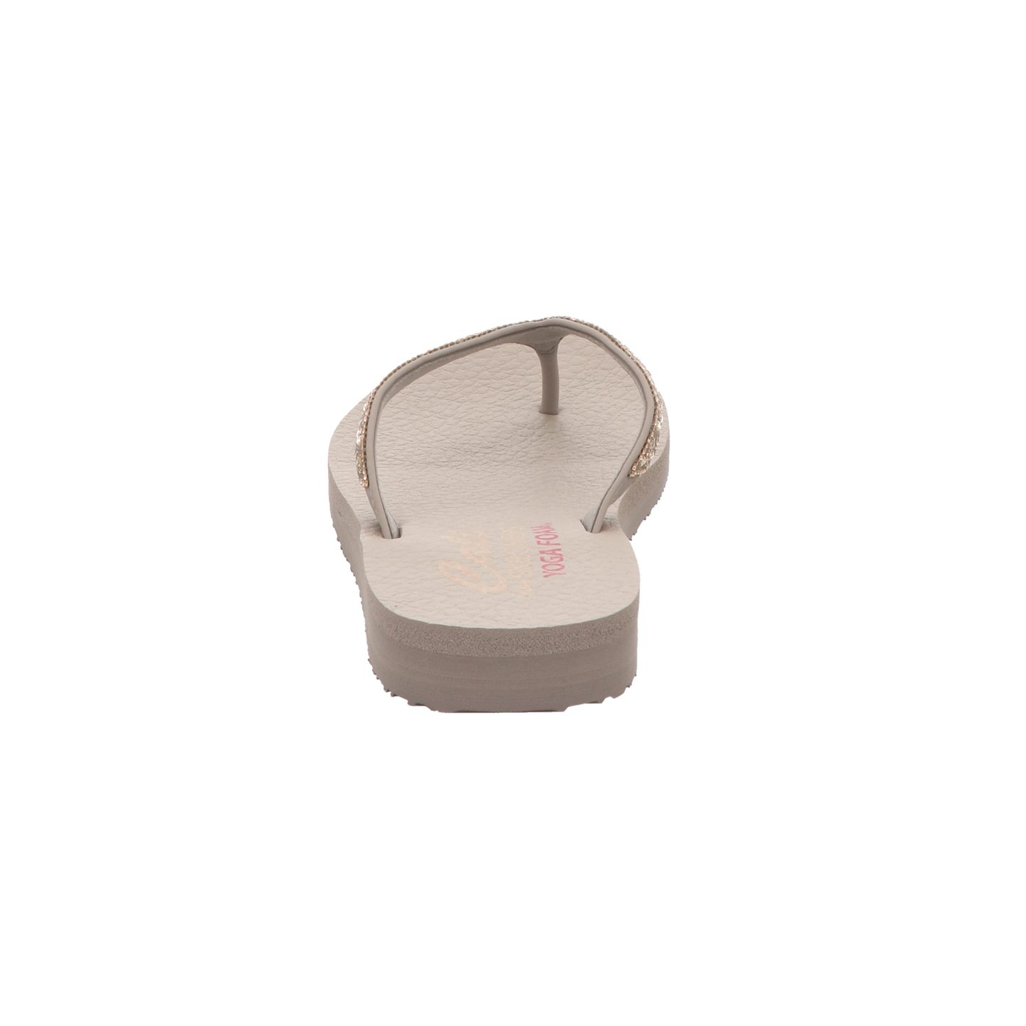 Skechers Damen Pantolette Meditation-Butterfly Garden in grau