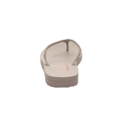 Skechers Damen Pantolette Meditation-Butterfly Garden in grau