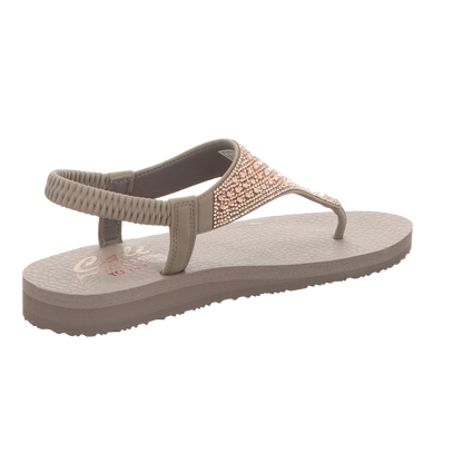 Skechers Damen Sandalette Meditation-Rockstar in grau