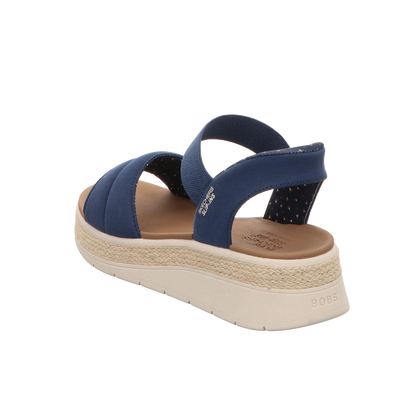 Skechers Damen Sandalette Slip-Ins Bobs Sun Ray in blau