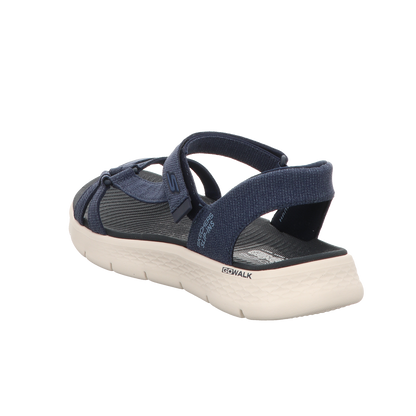 Skechers Damen Sandalette Slip-Ins: Go Walk Flex Sd in blau